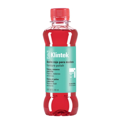 [T57070] Aceite rojo para muebles, 240 ml, Klintek - Pag 273, 805