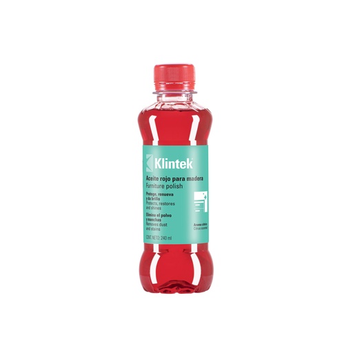[T57070] Aceite rojo para muebles, 240 ml, Klintek - Pag 605