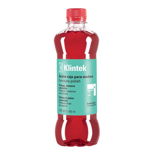 [T57071] Aceite rojo para muebles, 480 ml, Klintek - Pag 273, 805