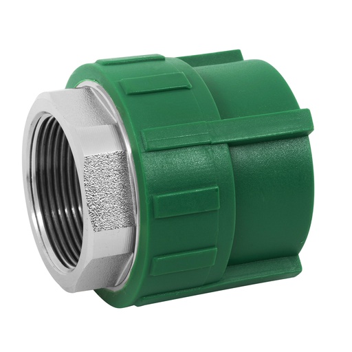 [T45454] Adaptador PPR 1-1/2' hembra con inserto metálico, Foset - Pag 528