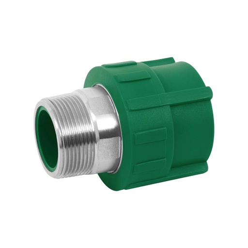 [T45451] Adaptador PPR 1-1/2' macho con inserto metálico, Foset - Pag 703