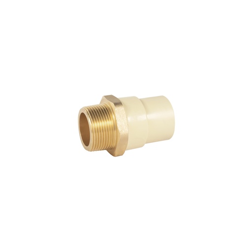[T48959] Adaptador macho de CPVC 1-1/4' con inserto metálico, Foset - Pag 525