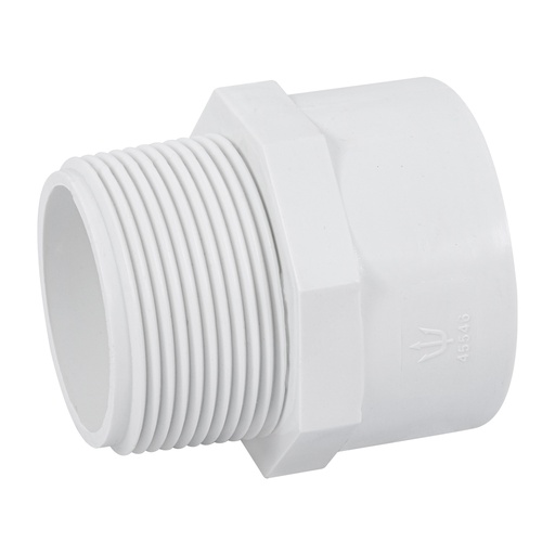 [T45546] Adaptador macho de PVC de 1-1/2', Foset - Pag 523