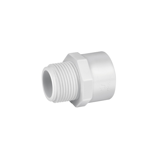 [T45430] Adaptador macho de PVC de 3/4', Foset - Pag 523