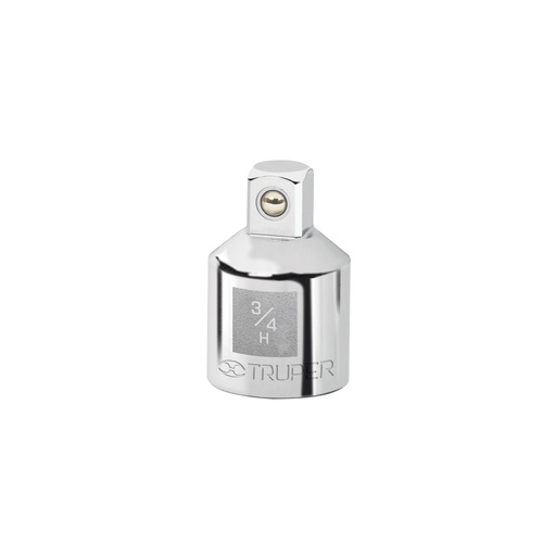 [T13424] Adaptador para matraca de cuadro 3/4' a cuadro 1/2', Truper - Pag 124