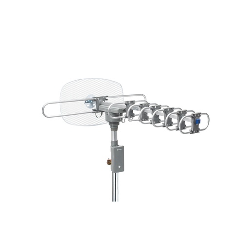 [T48114] Antena aérea para TV, giratoria 360° con cable coaxial 10m - Pag 392