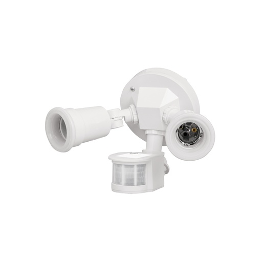 [T46480] Arbotante blanco c/sensor movimiento, lámparas no incluidas - Pag 461