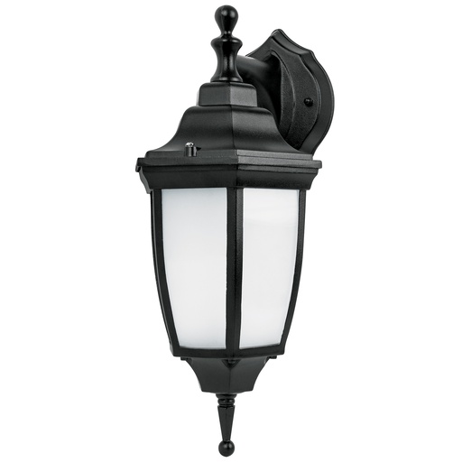 [T46342] Arbotante de LED 8 W tipo farol suspendido negro, Volteck