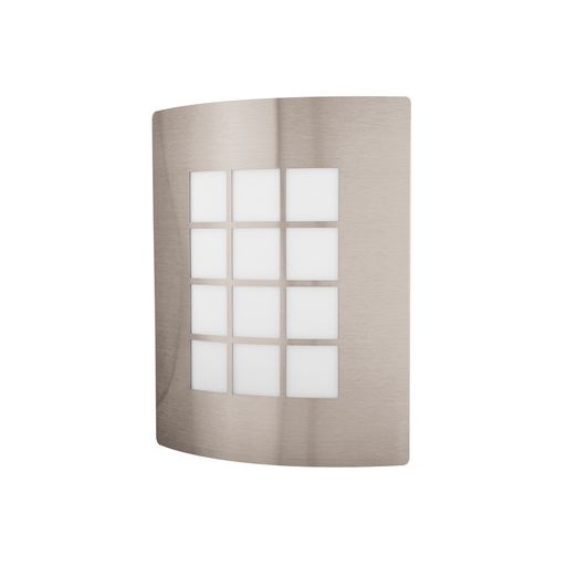 [T47390] Arbotante decorativo cuerpo acero inox, lámpara no incluida - Pag 460