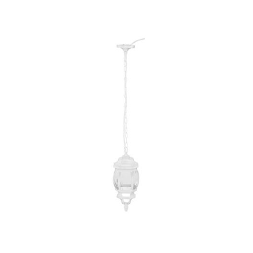 [T47296] Arbotante tradicional colgante blanco, lámpara no incluida - Pag 458