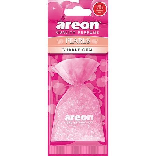 [A124352] Aromatizante Areon Pearls - Bubble Gum