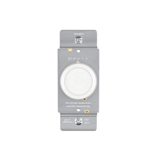 [T47723] Atenuador de luz giratorio, Standard, blanco, Volteck - Pag 535