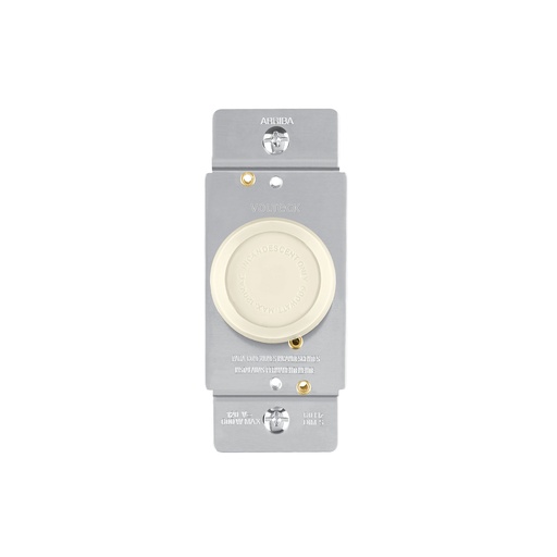 [T46302] Atenuador de luz giratorio, Standard, marfil, Volteck - Pag 535
