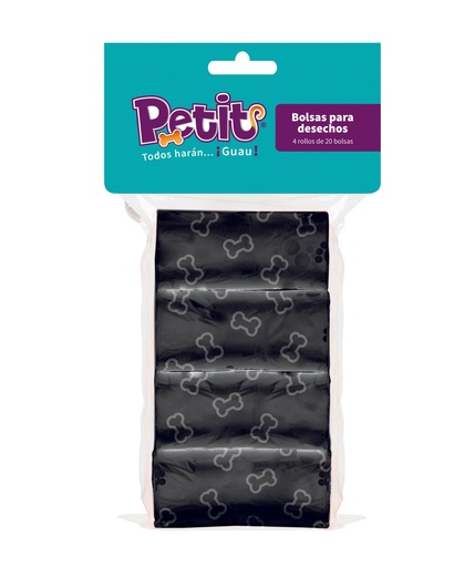 [A664101] BOLSAS PARA PERRO - 4 PZAS 20 BOLSAS