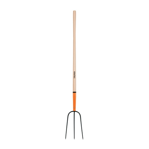 [T11000] Bieldo para paja, 3 dientes, mango 48', Truper