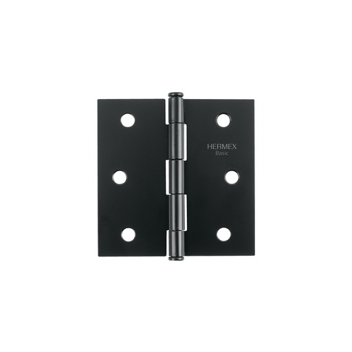 [T27134] Bisagra cuadrada 3', negro mate, cabeza plana, Basic - Pag 767