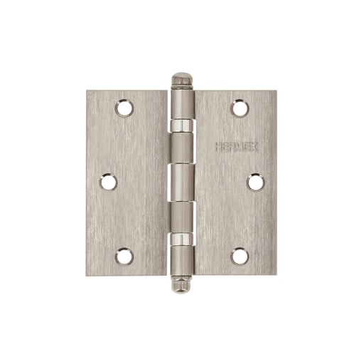 [T43223] Bisagra cuadrada 3-1/2' acero inoxidable, redonda, Hermex - Pag 577