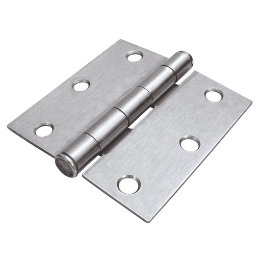 [A106441] Bisagra cuadrada cromo mate 2 1/2" x 2 1/2" cabeza plana