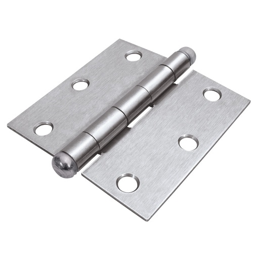 [A106436] Bisagra cuadrada cromo mate 2 1/2" x 2 1/2" cabeza redonda