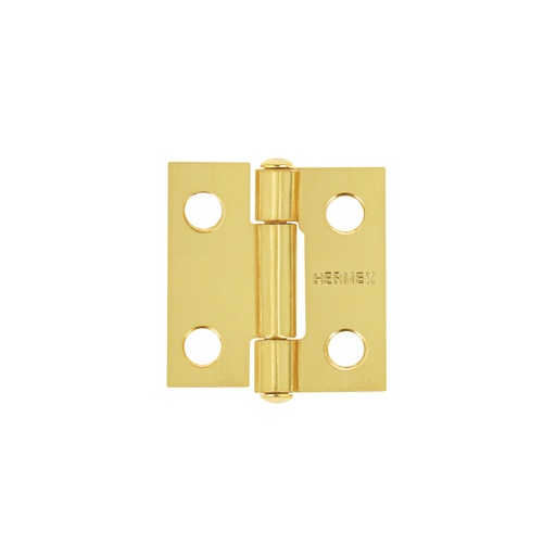 [T43192] Bisagra rectangular 1' acero latonado, Hermex - Pag 578