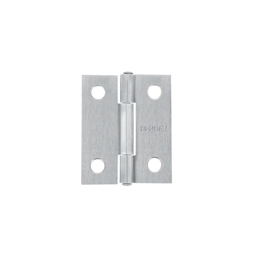 [T43186] Bisagra rectangular 1-1/2' acero pulido, Hermex - Pag 578