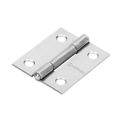 [T43186] Bisagra rectangular 1-1/2' acero pulido, Hermex - Pag 767