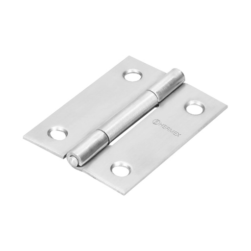 [T43201] Bisagra rectangular 2' acero inoxidable, Hermex - Pag 767