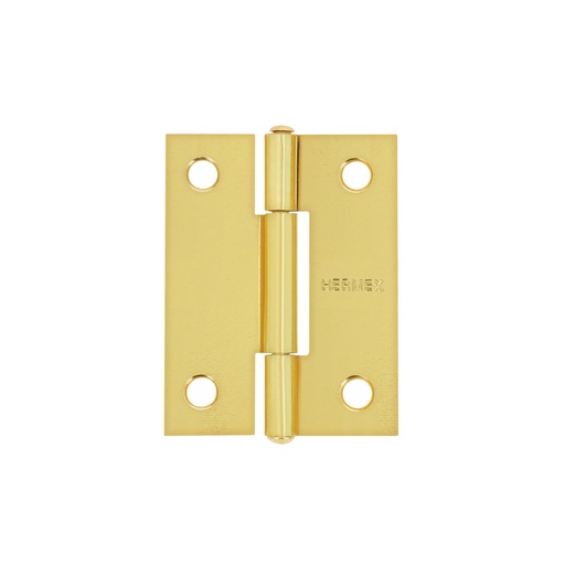 [T43194] Bisagra rectangular 2' acero latonado, Hermex - Pag 578