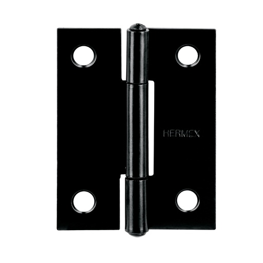 [T45634] Bisagra rectangular 2' negra, Hermex - Pag 767