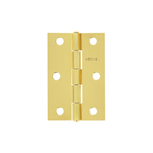 [T43195] Bisagra rectangular 2-1/2' acero latonado, Hermex - Pag 578