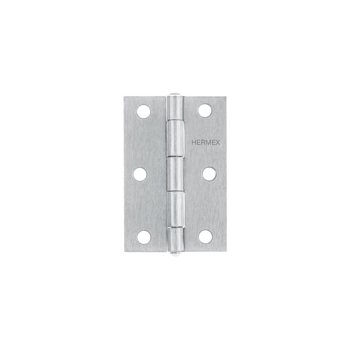 [T43189] Bisagra rectangular 3' acero pulido, Hermex - Pag 578