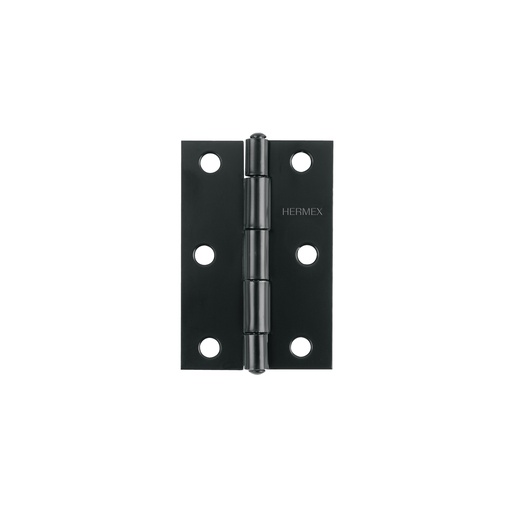 [T45636] Bisagra rectangular 3' negra, Hermex - Pag 578