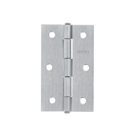 [T43190] Bisagra rectangular 3-1/2' acero pulido, Hermex - Pag 578