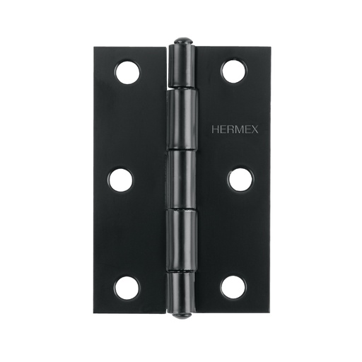 [T45637] Bisagra rectangular 3-1/2' negra, Hermex - Pag 767