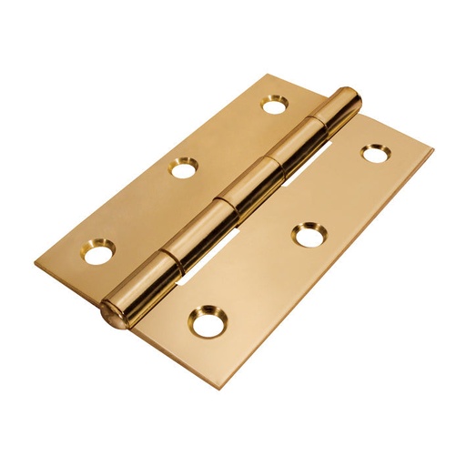 [A106412] Bisagra rectangular acero latonado de 1 1/2" x 1 3/16"