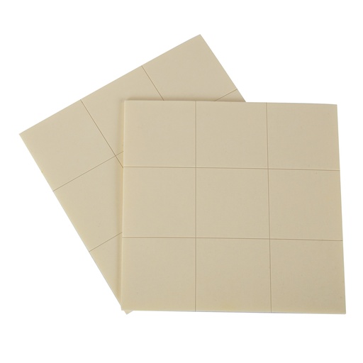 [T17290] Blíster con 18 cuadros de montaje de 24 x 24 mm, Truper