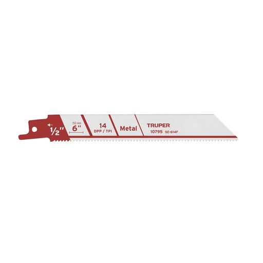 [T10795] Blíster con 2 seguetas sierra sable 6' 14 DPP para metal