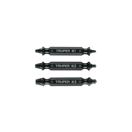 [T103311] Blíster con 3 puntas extractoras de tornillos, Truper - Pag 161