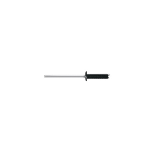 [T46563] Bolsa c/50 remaches 1/8'x3/8' negros de aluminio, ala 1/4' - Pag 561