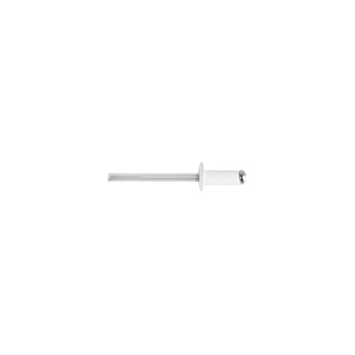 [T46578] Bolsa c/50 remaches 3/16'x1/4' blancos de aluminio, ala 3/8' - Pag 561