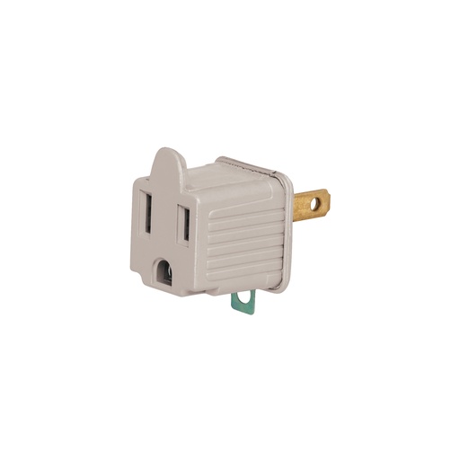 [T46254] Bolsa con 2 adaptadores 3 a 2 grises, Volteck - Pag 563