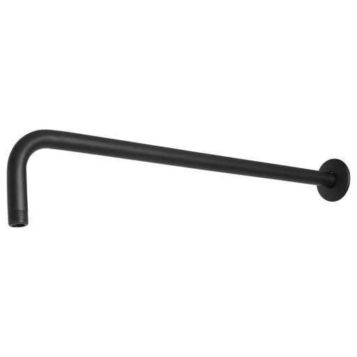 [T47754] Brazo recto 50 cm con chapetón para regadera, negro mate - Pag 642