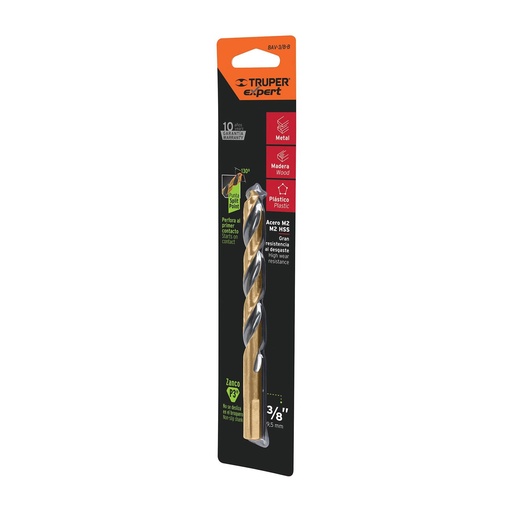 [T12748] Broca HSS 3/8' Trugold para metal en blíster, Expert - Pag 70