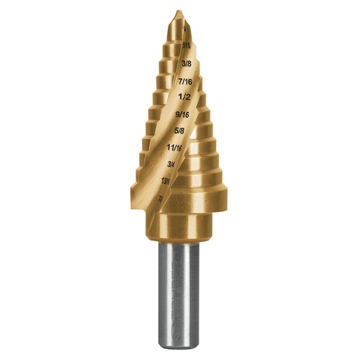 [T101554] Broca escalonada titanio 11 escalones 1/4' a 7/8', Expert - Pag 58