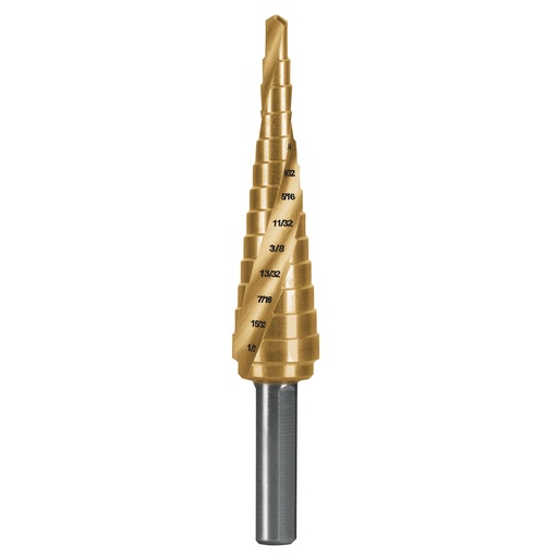 [T101551] Broca escalonada titanio 13 escalones 1/8' a 1/2', Expert - Pag 58