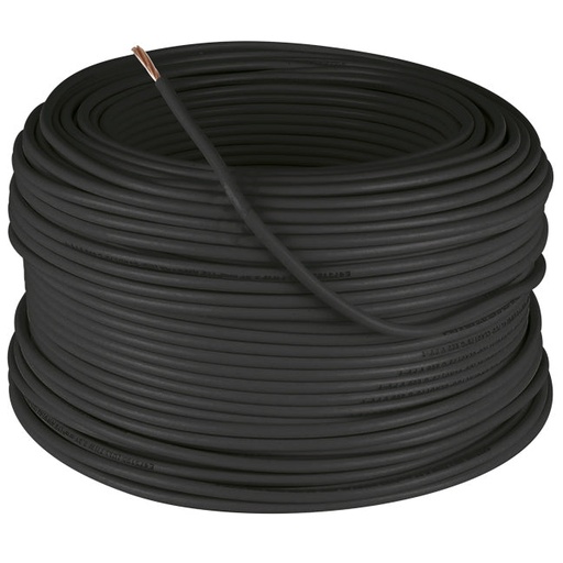 [A110376] Cable THW CCA UL Cal. 10 negro, rollo de 100 mts