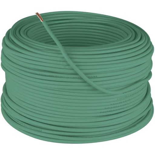 [A110379] Cable THW CCA UL Cal. 10 verde, rollo de 100 mts