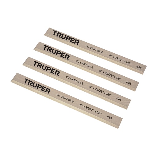 [T16921] Caja con 4 cuchillas HSS para canteadora CANT-8X-2, Truper