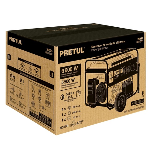 [T27123] Caja de empaque de repuesto GEN-55P, Pretul