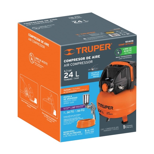 [T102585] Caja de empaque de repuesto para COMP-24S, Truper